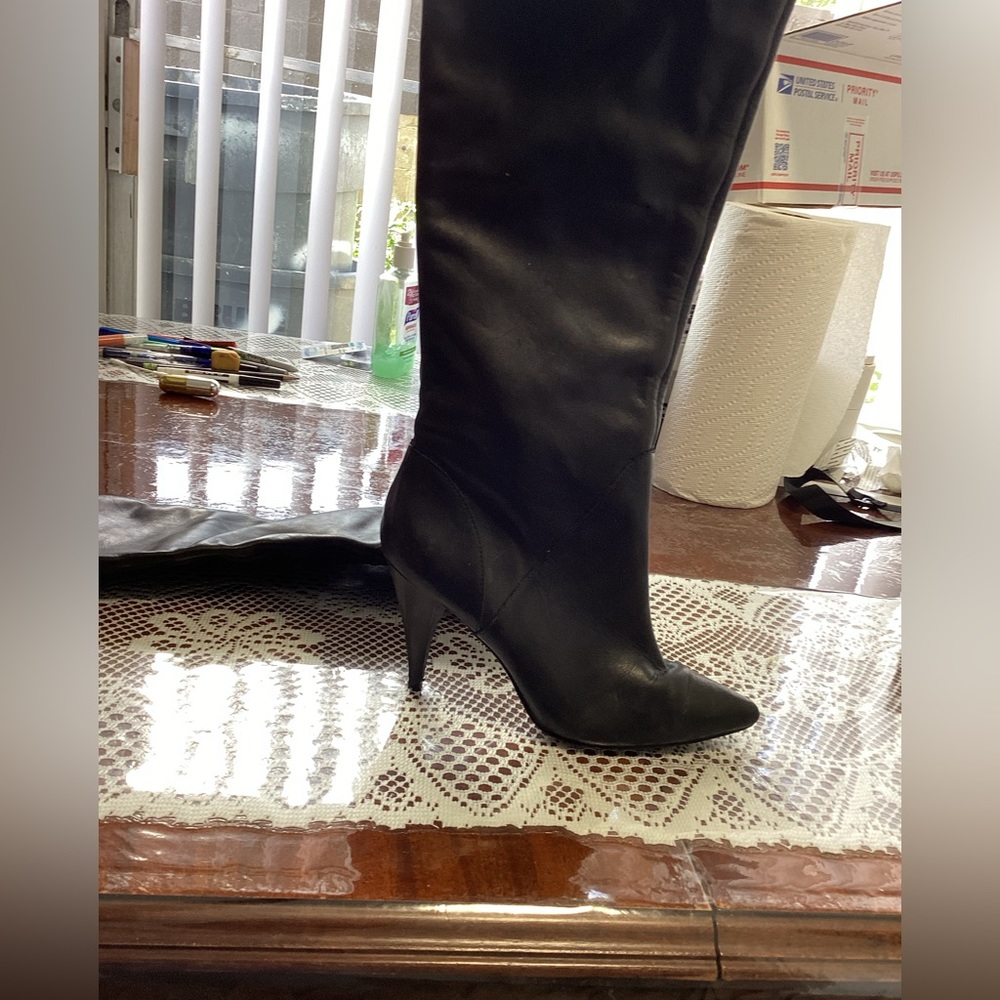 Aldo Black boot heels